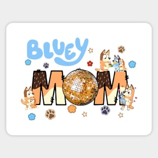 Bluey Mum, Mom, Mothers Day Sticker